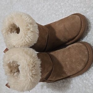 Lambskin Boots Little Girls Size 1